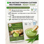 BK Instant Pandan Custard Mix Powder – Thai Pandan Flavour