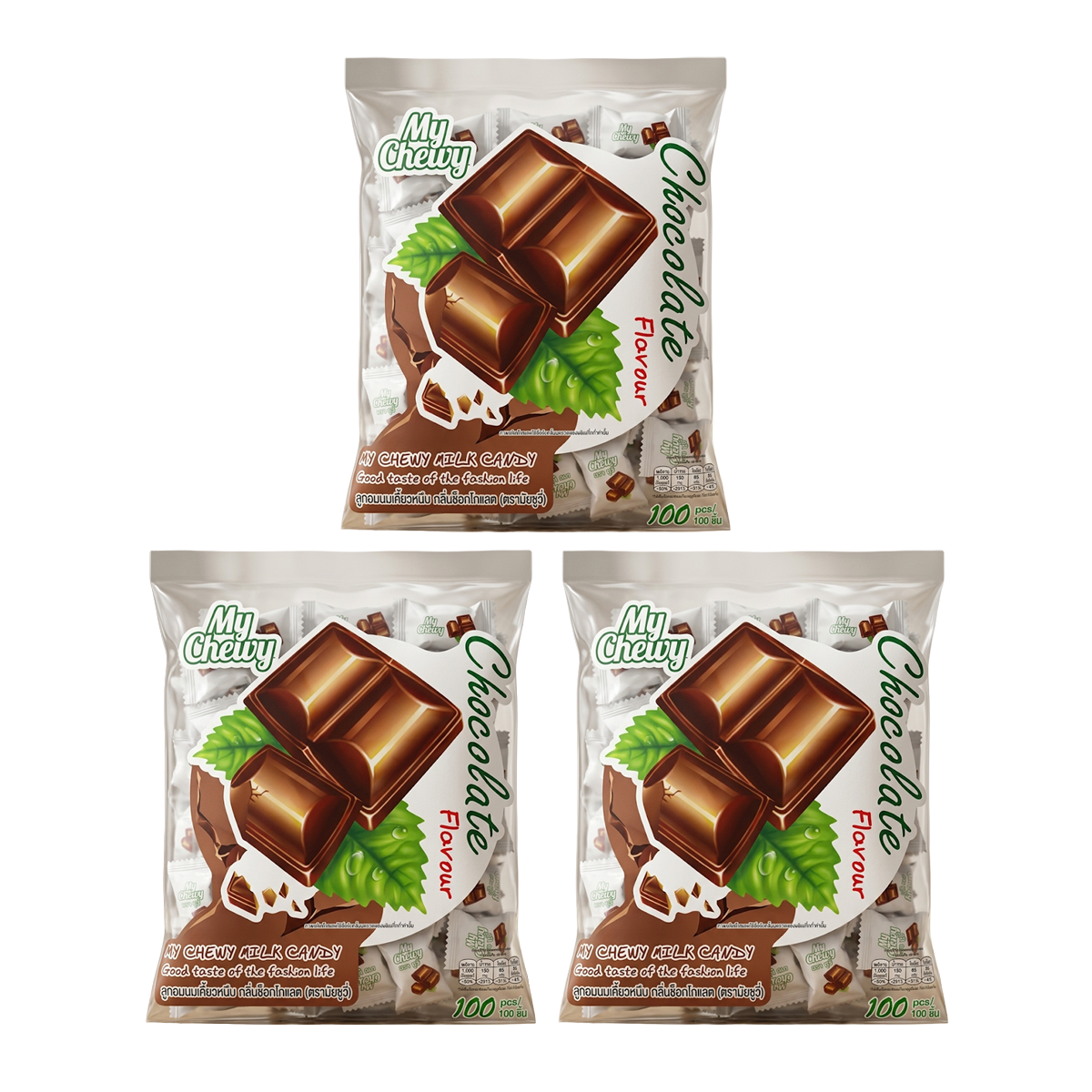 Caramelle Mou al Cioccolato Chewy 360g (circa 100 pz) – Caramelle Thailandesi