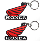 Honda Rubber keyring keychain car logo mens fashion Motorcycle K