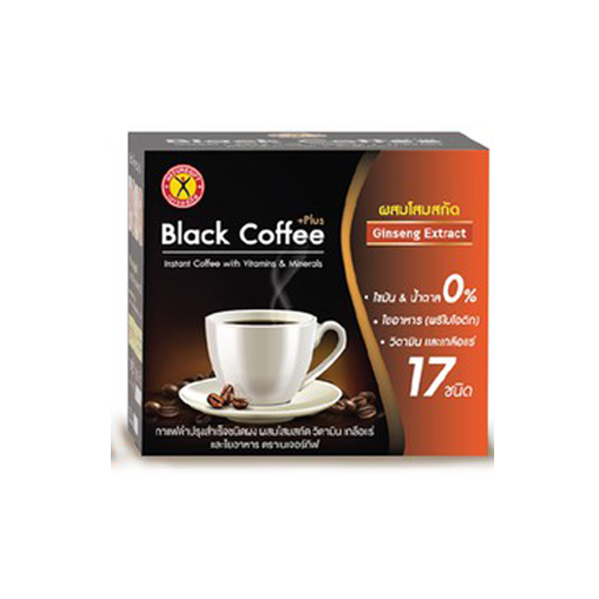 Naturegift Black Coffee Plus Instant Coffee – 1 Box, 10 Sachets