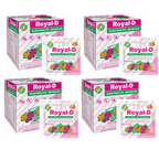 Royal-D Erdbeer-Elektrolytgetränkepulver mit Vitaminen B1, B2, B6, C & Kalzium (25g x 10 Beutel/Karton)