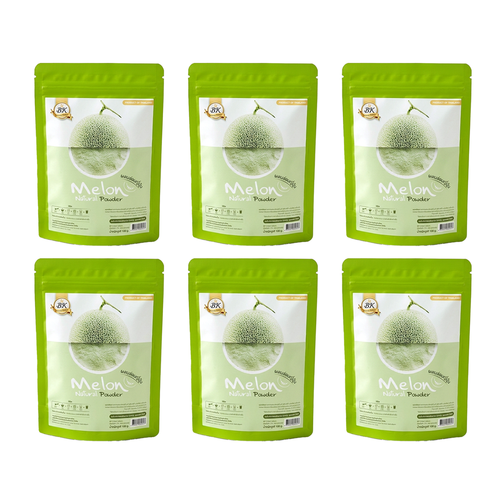 BK Melon Natural Powder – 100% Natural Japanese Melon, Sugar-Free (100g) | For Beverages & Bakery
