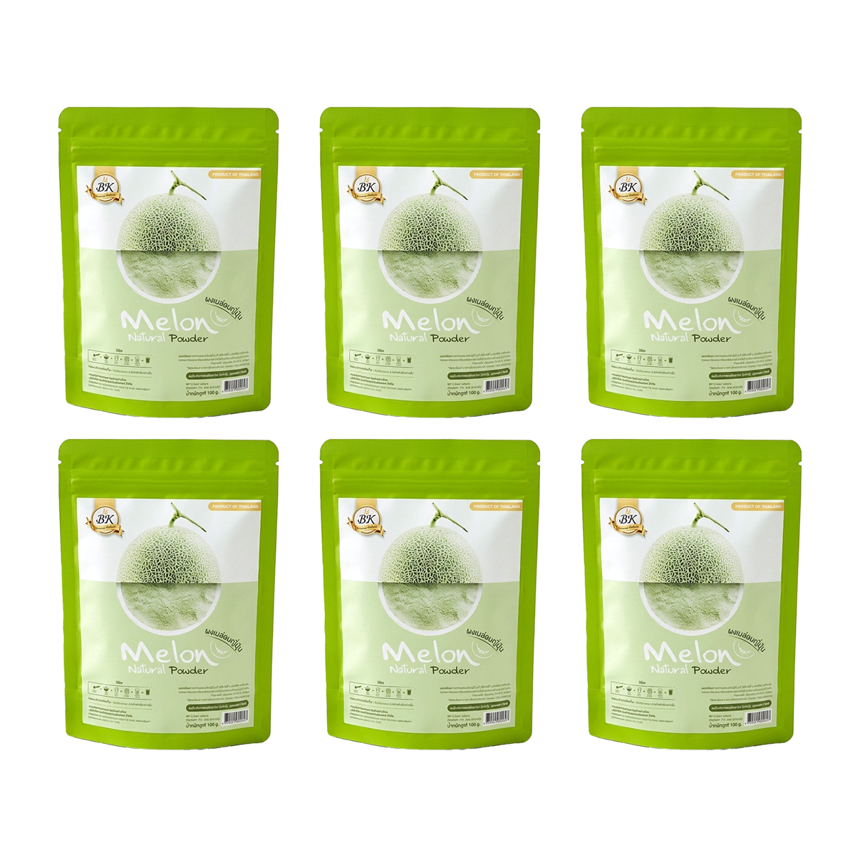 BK Melon Natural Powder – 100% Natural Japanese Melon, Sugar-Free (100g) | For Beverages & Bakery
