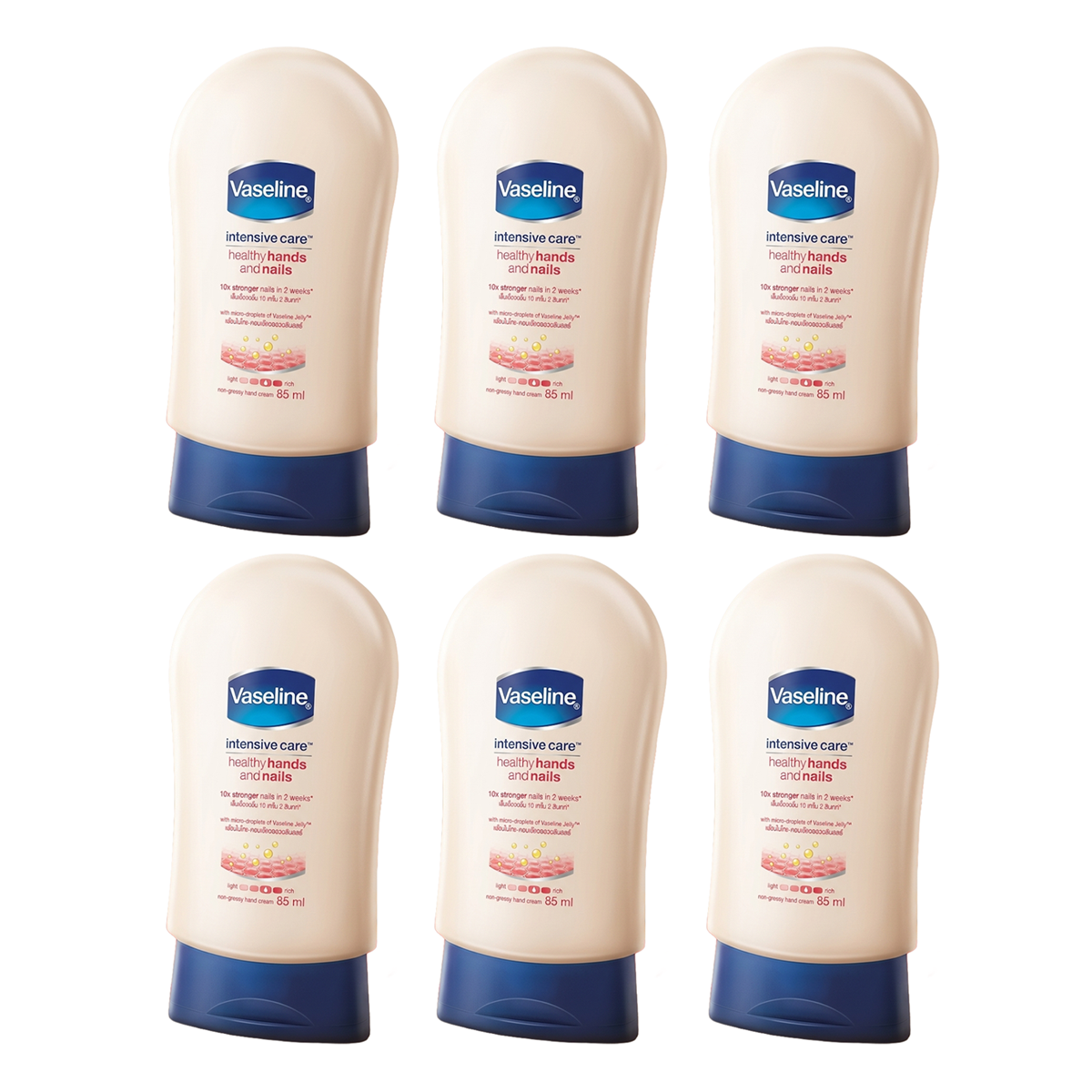 Vaseline Intensive Care Healthy Hands and Nails Hand Cream 85ml