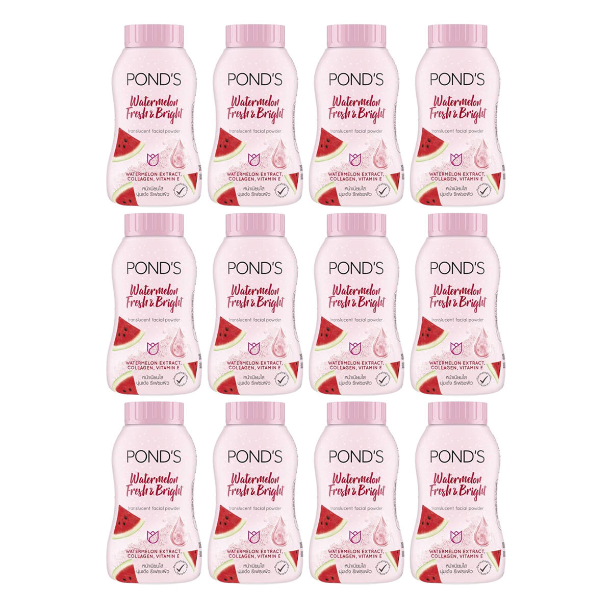 Pond's Watermelon Exact Bright Translucent Face Powder 45g – Vitamin E & Collagen K