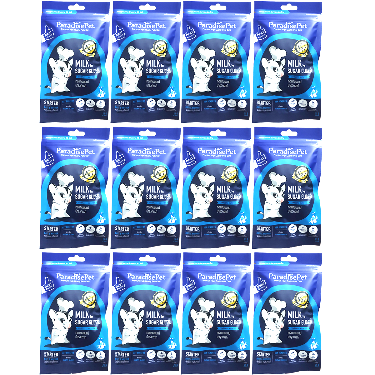 Paradise Pet Latte in Polvere 25g – Integratore per cuccioli di Petaurus brevi­ceps e madri in allattamento