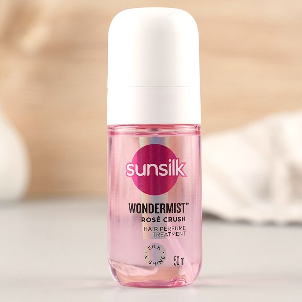 Sunsilk Wondermist Rosé Crush Hair Perfume Treatment Silk & Shine Spray 50ml