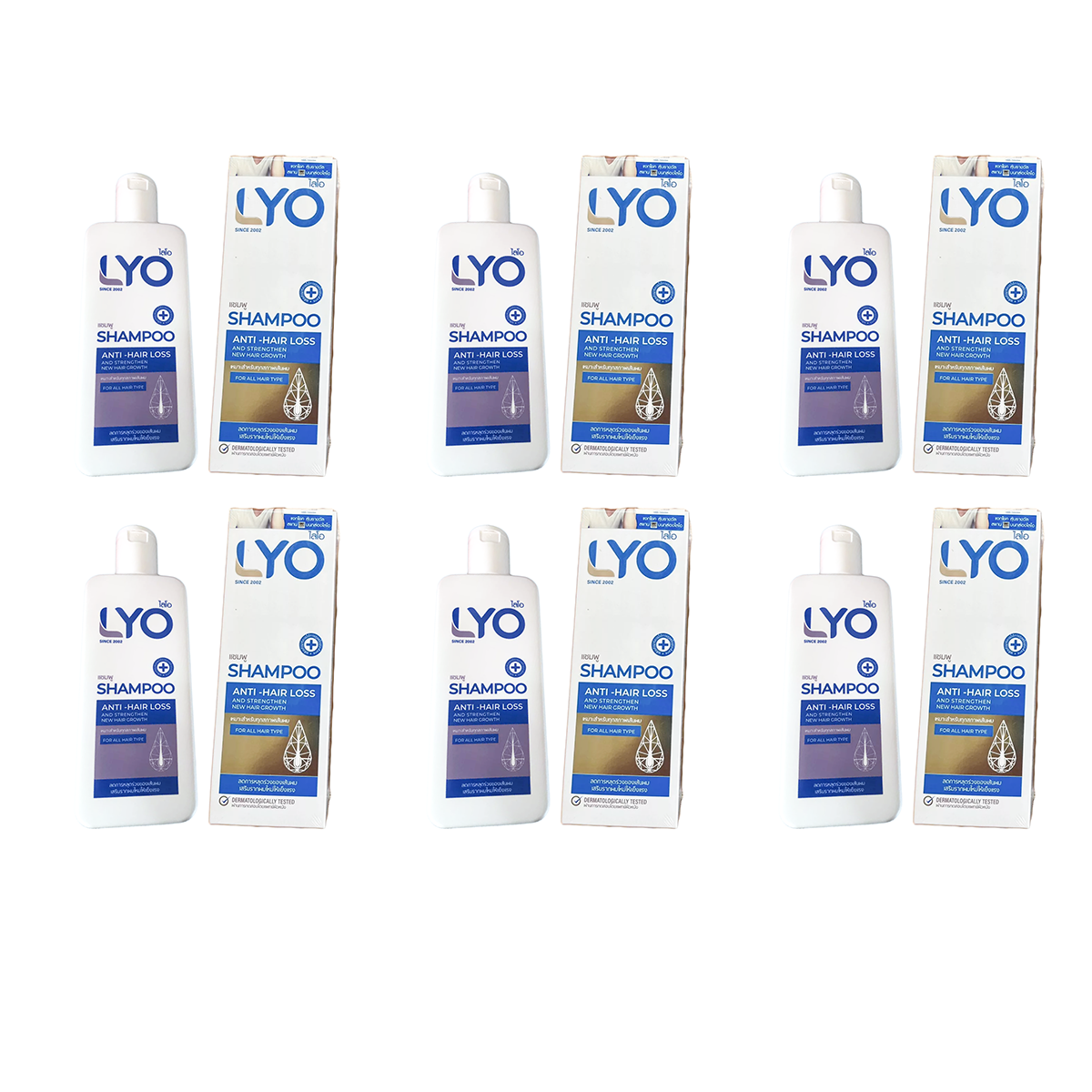 LYO Shampoo 200 ml - Daily Hair & Scalp Care with Aloe Vera & Tea Tree Oil