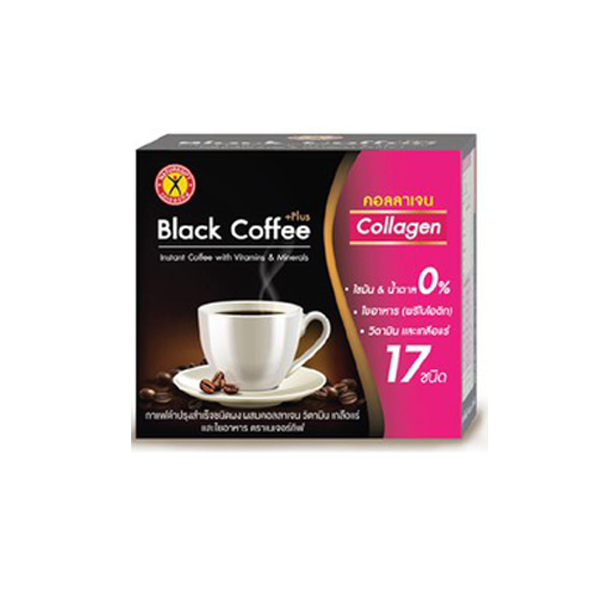 Naturegift Black Coffee Plus Instant Coffee – 1 Box, 10 Sachets