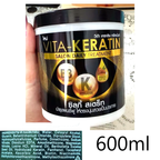 Vita Keratin Silky Straight Haarmaske 600ml – Keratin & Vitamine für krauses, widerspenstiges Haar