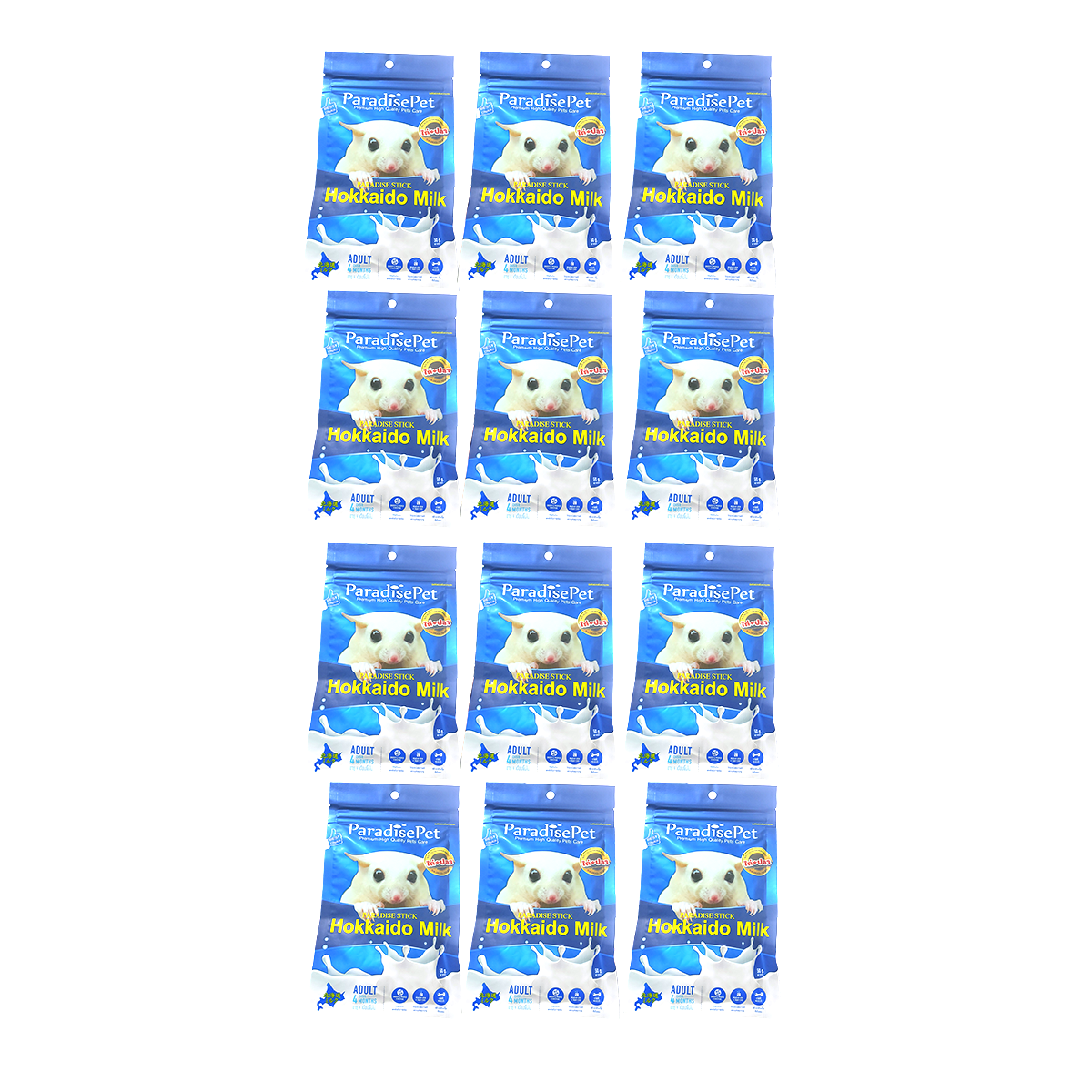 ParadisePet Paradise Stick Hokkaido Milk – Chicken & Fish Treat for Sugar Glider (50g)