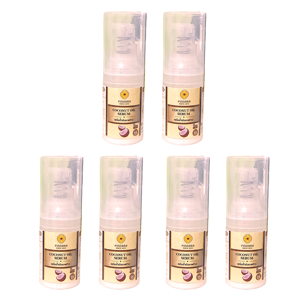 Pinnara Coconut Oil Face Body Hair Serum 15 ml
