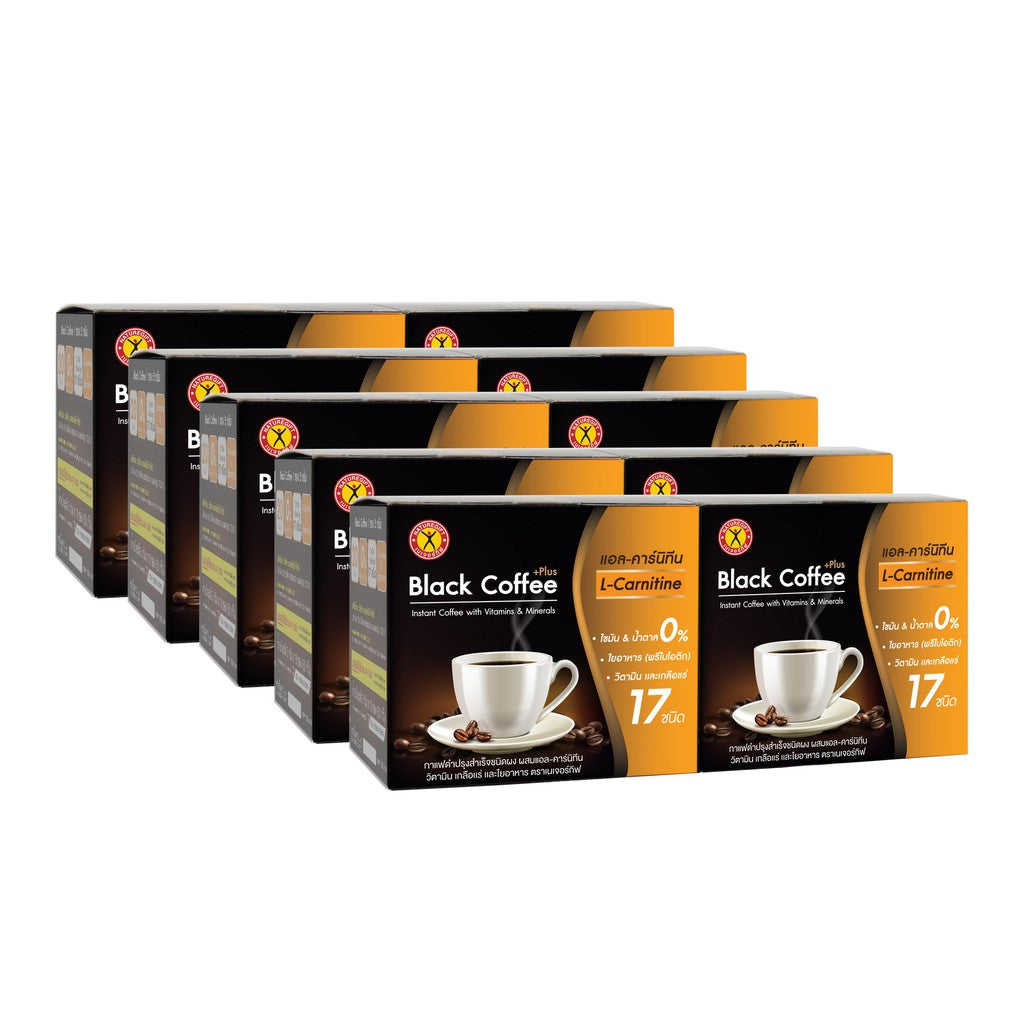 Naturegift Black Coffee Plus Instant Coffee – 1 Box, 10 Sachets