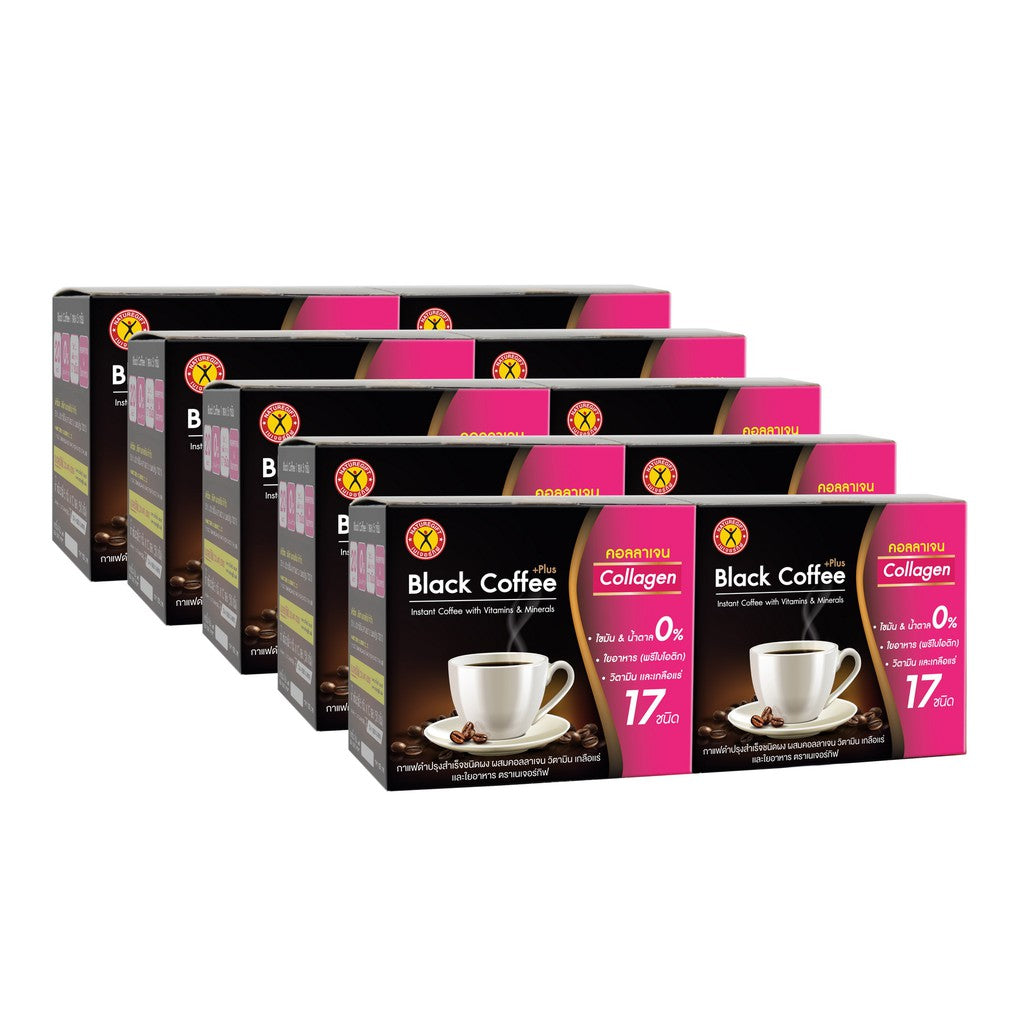Naturegift Black Coffee Plus Instant Coffee – 1 Box, 10 Sachets