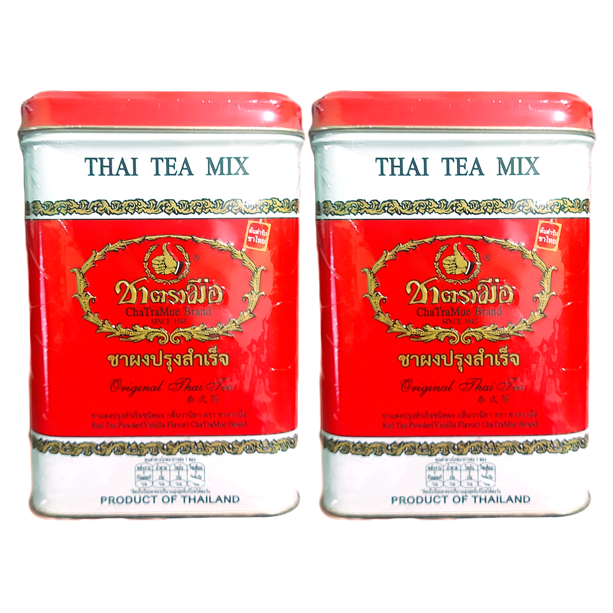 ChaTraMue Original Thai Tea Mix – Vanilla Flavor | 200g (4g x 50 Sachets)
