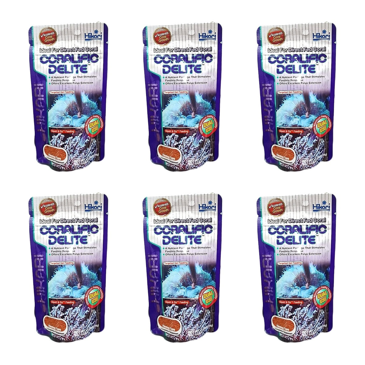 Hikari Coralific Delite 35g - Premium Dual-Modus Futter für marine Korallen
